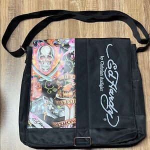 Ed Hardy Messenger Bag-Excellent Condition